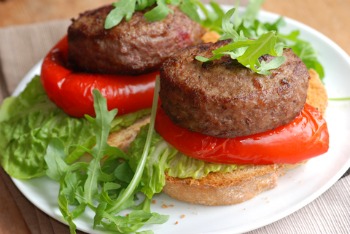 Healthy burger recipe